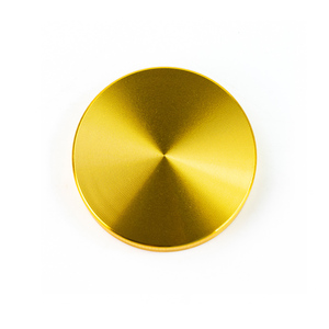 Gold Aluminum Alloy 4-Piece <b>Herb</b> <b>Grinder</b> Round Luxury Style Dry <b>Herb</b> <b>Grinder</b> 63mm Portable Metal <b>Grinder</b> - Product Image 4
