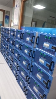 Système de banque de batteries 420V 7 - Montage en rack - Boîtier de charge CA - Écran d'affichage local
