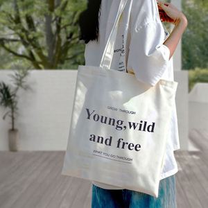 Sac fourre-tout en toile personnalisé, coton robuste, fermeture éclair, sac de shopping promotionnel avec impression de logo - Product Image 3