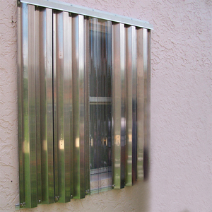 Panneaux en polycarbonate ondulé transparent personnalisés, résistants au vent, 2,8 mm 3 mm, faciles à travailler, prix des panneaux anti-ouragan - Product Image 2