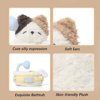 Fabricant de Peluches Personnalisées : Peluche Chat Bain Moussant, Peluche Personnalisée à partir de Dessin, Fabricant de Peluches sur Mesure