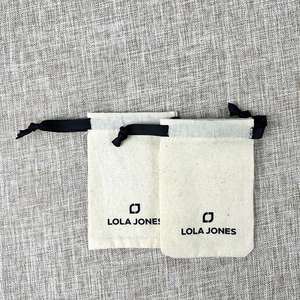Customizable Logo Gifts Eco-Friendly Organic Cotton <b>Canvas</b> Handbag Dust Bag GOTS Certified Biodegradable Durable for Crafts - Product Image 6