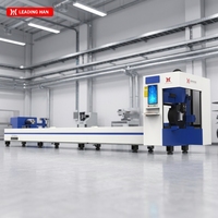 Machine de découpe laser à fibre optique Linghan pour meubles de bureau, coupe-tubes rapide et de haute précision pour métaux