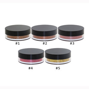 Venta al por mayor de maquillaje resaltador en polvo cosméticos 5 colores sueltos resaltador en polvo <span class=keywords><strong>bronceador</strong></span> - Product Image 4