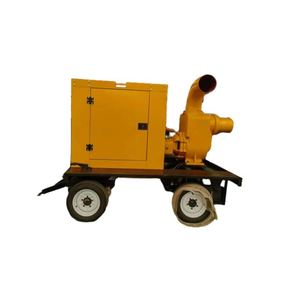 Nueva Bomba de Agua Centrífuga Autocebante con Motor Diésel, Bomba de Drenaje Móvil con Remolque - Product Image 3