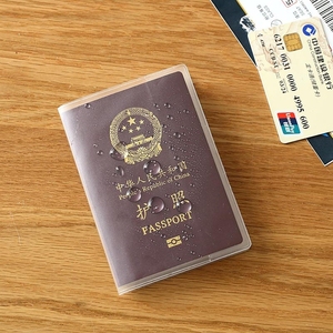Porta carte di credito trasparente all'ingrosso custodia porta passaporto in <span class=keywords><strong>PVC</strong></span> trasparente in plastica - Product Image 2