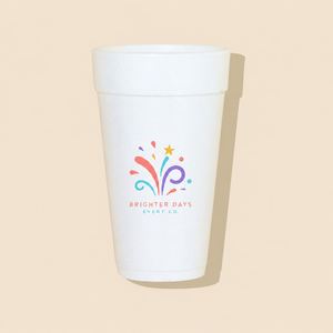 16oz 20oz Luxury Wedding Crest Custom Full Color Foam <b>Disposable</b> Cups Personalized for Hot Drinks 1000 - Product Image 3