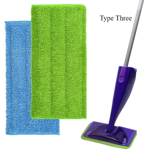 Tampons de serpillière réutilisables en microfibre, compatibles avec les serpillières à jet humide, nettoyage des sols, tampons de tête de serpillière, fonctionnent humide et sec - Product Image 5