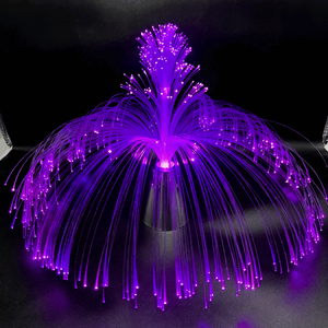 कारखाने बहुकोशिर बदलते ग्रेडिएंट नेतृत्व वाले फाइबर फाउल बेस लाइट होम परिवेश सजावट रात की रोशनी - Product Image 3