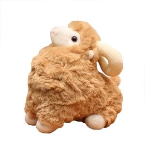 Simpatico Peluche a Forma di Pecora, Giocattolo Antistress in Cotone PP, <span class=keywords><strong>Bianco</strong></span>, Unisex, Regalo di Compleanno per 14+ Anni - Product Image 2