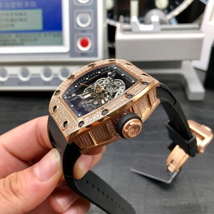 High-end men's mechanical <b>watch</b>, titanium with diamond-set tourbillon automatic mechanical <b>watch</b> 035 - Product Image 5