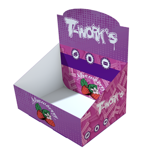 Customized Logo Printed Supermarket Paper Display Box Retail Cardboard Box for Energy Drinks