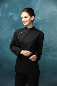 CHECKEDOUT Single Breasted Chef Jacket Long Sleeve Chef Restaurant And Bar Uniform Coat And Hospitality Uniform Chef Clothing