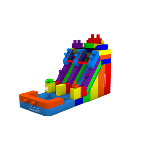 สไลเดอร์น้ำเป่าลมเชิงพาณิชย์แบบใหม่เอี่ยม ผลิตจากวัสดุ PVC ติดตั้งง่าย |   ผู้ผลิตสไลเดอร์น้ำเป่าลมตามสั่ง - Product Image 1