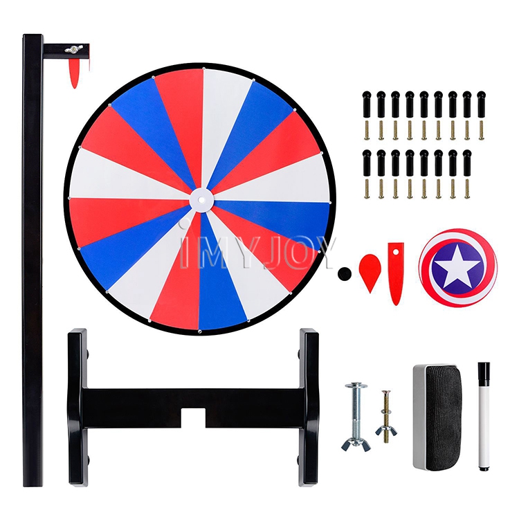 18 Nch Heavy Duty Spnnng Prze Wheel - 14 Slots Color Tabletop