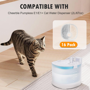 Fuente de Agua Portátil para Gatos con 4 Filtros de Carbón Activado para Purificación, Bebederos y Comederos para Mascotas - Product Image 2