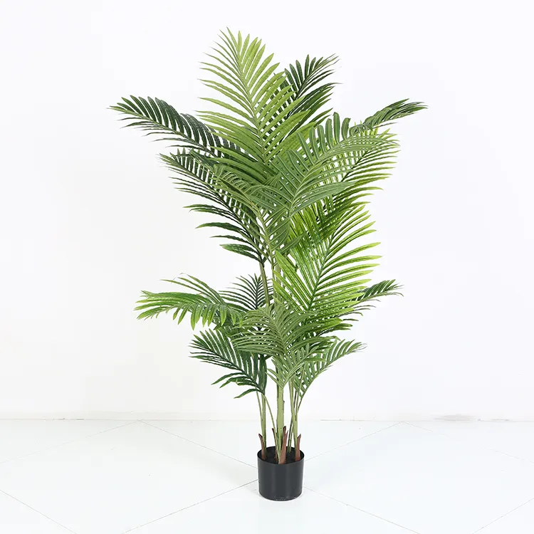 Sample In Stock 180Cm Areca palm Tree House Artificial For Hotel