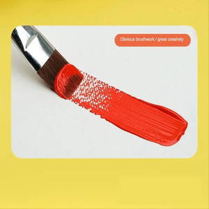 Lot de 6 pinceaux de peinture à l'huile pour artistes, poils de marmotte, pour peinture à l'eau, acrylique, dessin, fournitures d'art, dédiés à la peinture - Product Image 5