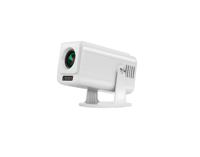 Projecteur portable pour cinéma maison, système Android 14 d'usine, écran LCD LED Full HD 1080P natif, WiFi, 300 ANSI Lumens, 8K, KTV, films, soirées