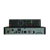 Récepteur de télévision par satellite 4k dvb s2x/s2 + twin dvb t2 / c zgemma h7c avec CA & CI