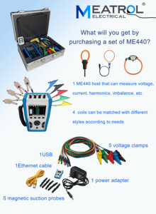 ME440 디지털 WiFi 전력 품질 분석기 3 상 데이터 로거 아날로그 및 디지털 디스플레이가 있는 전기 기기 - Product Image 6