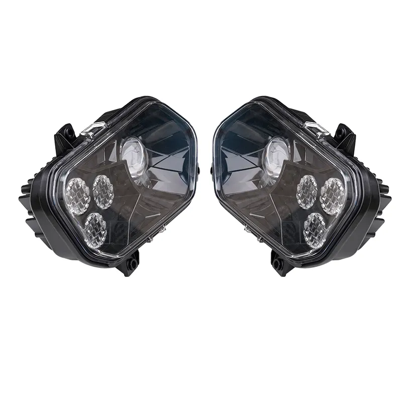 Sistema de iluminación automática YongJin, faros led para coche, Faro de anillo de Halo para Polaris Ranger 570 de tamaño completo