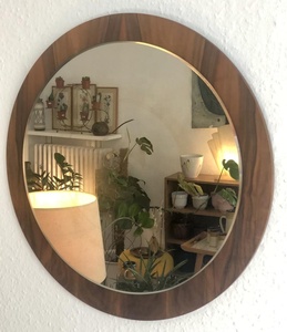 Meilleures ventes Miroir mural avec cadre antique fabriqué à la main pour la maison Salle de bain avec taille personnalisée - Product Image 1