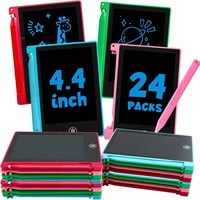 Tablette d'écriture LCD miniature en plastique de 4,4 pouces pour enfants et tout-petits, effaçable, réutilisable, tableau à gribouiller non adhésif, sans piles, pour l'école