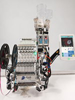Machine à broder multifonctionnelle informatisée à grande vitesse FUJA à tête unique, 12 ou 15 aiguilles, avec broderie de perles et cordon plat à sequins