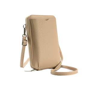 Nuovo <span class=keywords><strong>Portafoglio</strong></span> da <span class=keywords><strong>Donna</strong></span> 2025 con Lunga Cerniera, Tracolla per Cellulare, Piccolo e Trendy in Pelle PU Impermeabile, Porta Carte e Contanti - Product Image 1