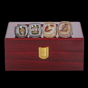 Collection de bagues de championnat James 4 : <span class=keywords><strong>Miami</strong></span> 2012, Cleveland 2013, 2016, Lakers 2020, ensemble de bagues pour fans avec boîte de présentation - Product Image 4