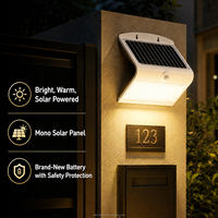 Lampe solaire murale intégrée étanche avec capteur PIR, design original, best-seller