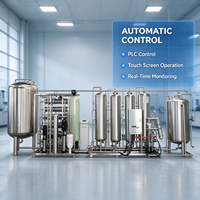 Sistem Filter Air Reverse Osmosis (RO) 2000 LPH, Baja Anti Karat 316L, Kontrol PLC untuk Industri Farmasi