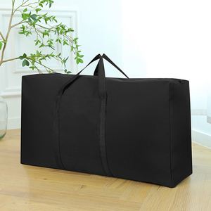 Custom Size Heavy Duty <b>Waterproof</b> Breathable Square Black Extra Large Moving Storage Bag - Product Image 6