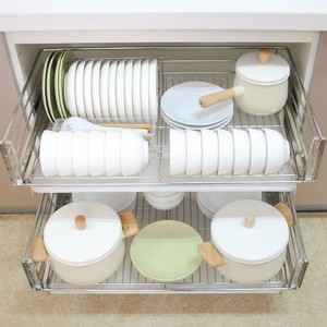 Kitchen <strong>Pull</strong> Type Stainless Steel <strong>Pull</strong> <strong>Basket</strong> Kitchen Cabinet Silvery Stainless Steel <strong>Pull</strong> <strong>Basket</strong> - Product Image 5