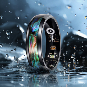 Bague connectée en coquille d'ormeau, tracker de santé, moniteur de fitness étanche, charge magnétique pour iOS et Android - Product Image 6