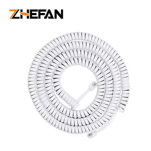 <span class=keywords><strong>Cable</strong></span> de teléfono en espiral RJ9 <span class=keywords><strong>Cable</strong></span> de teléfono modular 4P4C Auricular de teléfono <span class=keywords><strong>Cable</strong></span> de resorte en espiral <span class=keywords><strong>Cable</strong></span> <span class=keywords><strong>rizado</strong></span> - Product Image 5