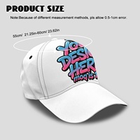 Nueva Gorra de Béisbol de Lona de Seis Paneles Curvada, Elegante y Personalizable, con Estampado Animal, Ajustable, Unisex, con Transferencia Térmica