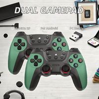 Manette de jeu mobile sans fil 2.4G 2025S avec fonction de contrôle continu, accessoires numériques, joystick et contrôleur de jeu