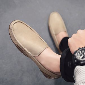 Mocasines de Moda de Alta Calidad para Hombre, Zapatos Casuales de Cuero, Talla Grande, Zapatos Planos Sin Cordones, Zapatos de Vestir para Hombre, Zapatos Formales de Negocios para el Trabajo - Product Image 2