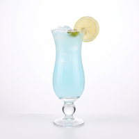 Verre à boisson transparent créatif en forme de tulipe, gobelet à vin personnalisé avec logo, verre à jus pour promotion, vaisselle moderne pour restaurant et bar