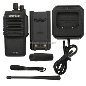 BF-R6 Walkie Talkie Analógico Impermeable de 5W UHF, Radio Bidireccional de Largo Alcance, Walkie Talkie Portátil con Alcance de 5-10KM - Product Image 6