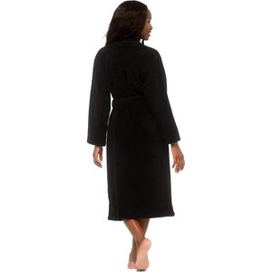 Albornoz de lujo para mujer, personalizado al por mayor, con forro de felpa, de bambú, de manga larga, suave y elegante, para dormir - Product Image 5