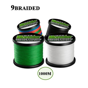 สายเบ็ดตกปลาแบบถัก 9 เส้น OEM ยาว 1000 เมตร ขนาด 0.4-15 เส้น สำหรับ<span class=keywords><strong>ตก</strong></span><span class=keywords><strong>ปลา</strong></span>ในน้ำจืด น้ำเค็ม และตกปลาหิน - Product Image 1
