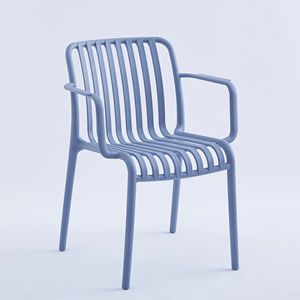 Set di Sedie da Esterno per Patio con Schienale, Impilabili, <span class=keywords><strong>in</strong></span> <span class=keywords><strong>Plastica</strong></span>, Design Moderno, Arredamento per Casa, Balcone, Soggiorno, Negozi di Tè e Caffè - Product Image 4