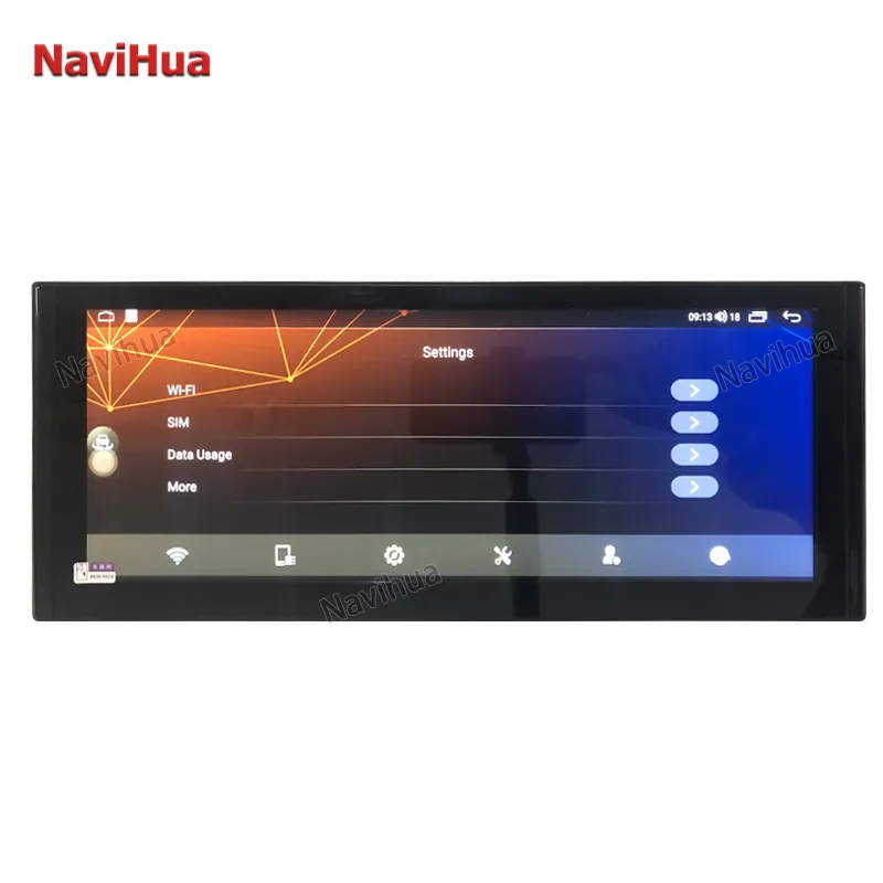 Nieuw Ontwerp Navihua 12.3Inch Ips Touchscreen Android Autoradio Multimediasysteem Dvd-Speler Voor Porsche Cayenne 2010 -2016