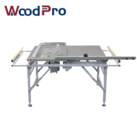 Scie à table pliante portable WOODPRO DY50, scie à table coulissante, scie à panneaux, scie à table pour le travail du bois