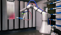 Vente en gros de robots collaboratifs FANUC Cobot CRX-10iA/L, charge utile de 10 kg, portée de 1418 mm, robots à 6 axes, bras robotique collaboratif, poste de travail de peinture