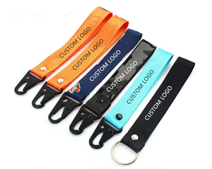 Custom Logo <b>Car</b> Cycle Keychain Tag Key Tags Unique for Keys Wristlet Hand Wrist Strap <b>Lanyard</b> - Product Image 1