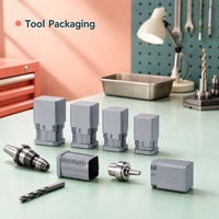 Boîte à outils carrée en PE Flex Pack avec réglage de la longueur et conception à double extrémité coulissante